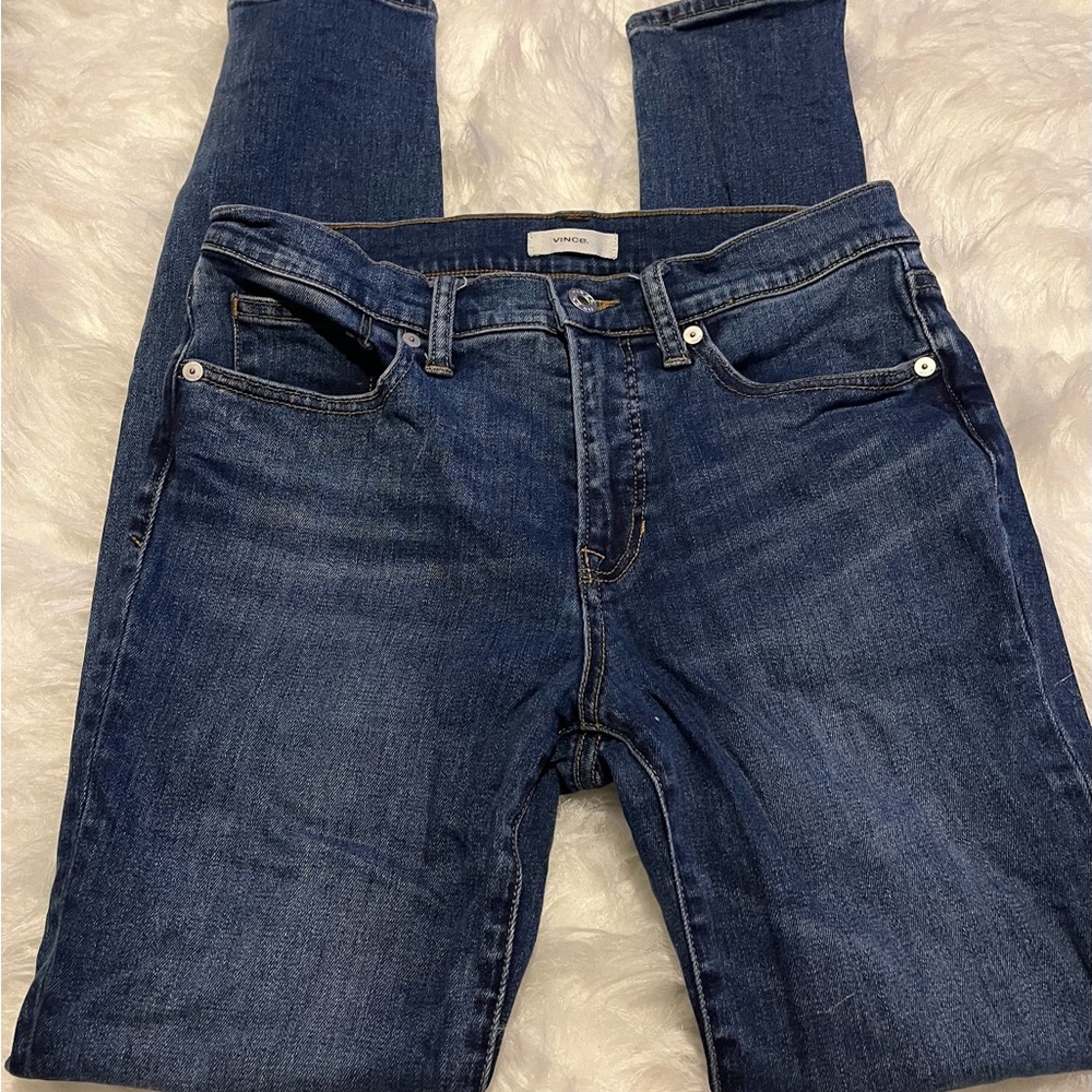 Vince demin jeans size 27 five pocket skinny